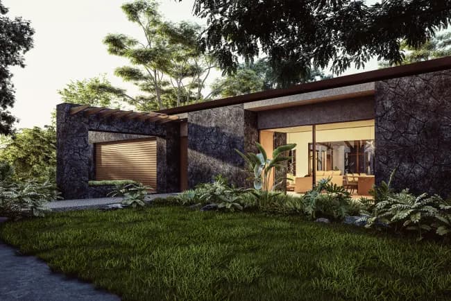Proyecto Black Coast Estates: Modelo A - Casa de Playa - vista 2