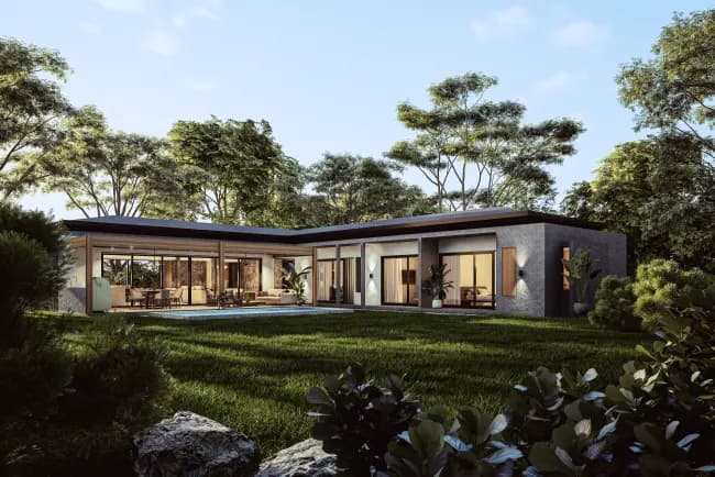 Proyecto Black Coast Estates: Modelo A - Casa de Playa - vista 3