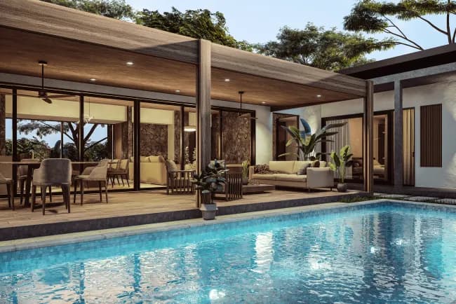 Proyecto Black Coast Estates: Modelo A - Casa de Playa - vista 4